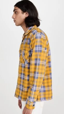 RE/DONE 50S Plaid Straight Bottom Shirt -Shopbop redon3075215c48 1676591433485 2 0. UX357 QL90