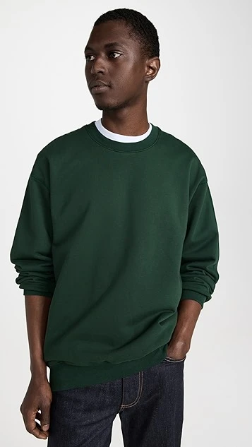 Reigning Champ Mid Weight Terry Relaxed Crewneck 3 Reigning Champ Mid Weight Terry Relaxed Crewneck