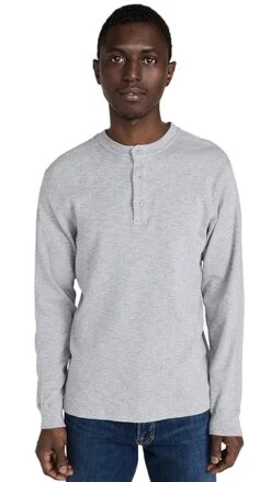 Reigning Champ Slub Long Sleeve Henley Tee -Shopbop reign3062810495 1671138061286 2 0. UX357 QL90