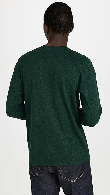 Reigning Champ Slub Long Sleeve Henley 4 Reigning Champ Slub Long Sleeve Henley - Image 2