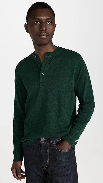 Reigning Champ Slub Long Sleeve Henley 3 Reigning Champ Slub Long Sleeve Henley