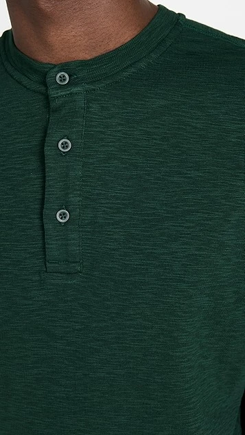 Reigning Champ Slub Long Sleeve Henley 7 Reigning Champ Slub Long Sleeve Henley - Image 5