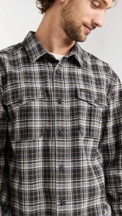 RVCA Reynolds Flannel Shirt -Shopbop rvcaa311661071b 1670438948074 2 0. UX357 QL90