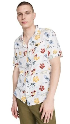 RVCA Will Travel Short Sleeve Shirt -Shopbop rvcaa3117812298 1678314251359 2 0. UX357 QL90