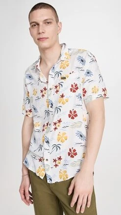 RVCA Will Travel Short Sleeve Shirt -Shopbop rvcaa3117812298 1678314251365 2 0. UX357 QL90