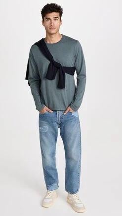 Save Khaki Heather Crew Tee -Shopbop savek3027912417 1665779363265 2 0. UX357 QL90