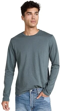 Save Khaki Heather Crew Tee -Shopbop savek3027912417 1665779363835 2 0. UX357 QL90