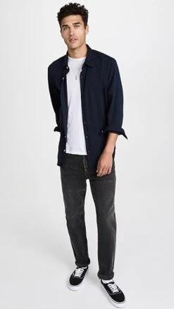 Save Khaki Supima Jersey Easy Shirt -Shopbop savek30281124bd 1665698154226 2 0. UX357 QL90