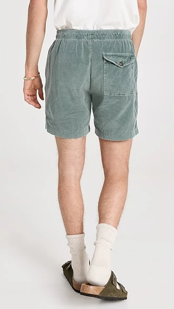 Save Khaki Corduroy Easy Shorts 4 Save Khaki Corduroy Easy Shorts - Image 2