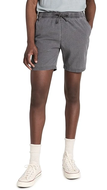 Save Khaki Overdyed Seersucker Easy Shorts 8 Save Khaki Overdyed Seersucker Easy Shorts - Image 6