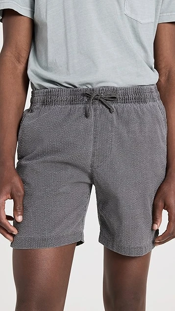 Save Khaki Overdyed Seersucker Easy Shorts 9 Save Khaki Overdyed Seersucker Easy Shorts - Image 7