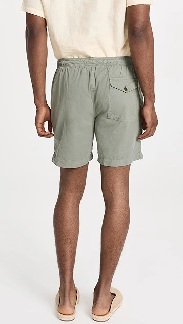 Save Khaki Twill Easy Shorts 4 Save Khaki Twill Easy Shorts - Image 2