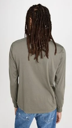 Save Khaki Supima Henley -Shopbop savek3030014124 1667580711863 2 0. UX357 QL90