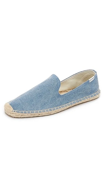 Soludos Washed Canvas Smoking Slipper 3 Soludos Washed Canvas Smoking Slipper