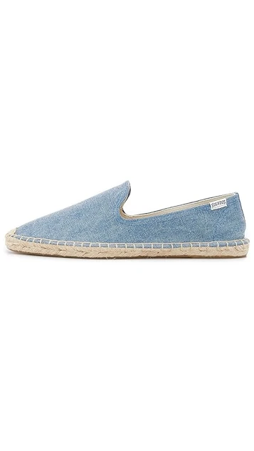 Soludos Washed Canvas Smoking Slipper 4 Soludos Washed Canvas Smoking Slipper - Image 2