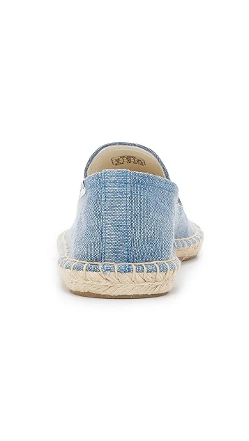 Soludos Washed Canvas Smoking Slipper 6 Soludos Washed Canvas Smoking Slipper - Image 4