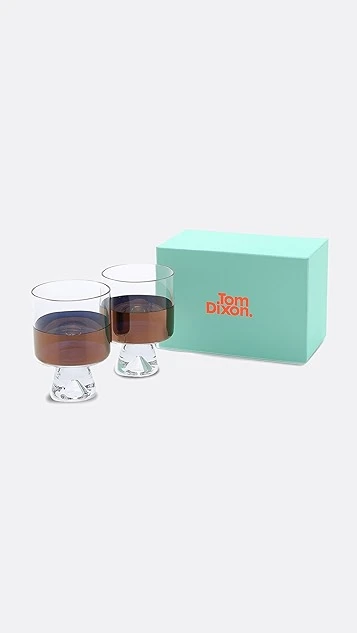 Tom Dixon Tank Low Ball Glasses Set 4 Tom Dixon Tank Low Ball Glasses Set - Image 2