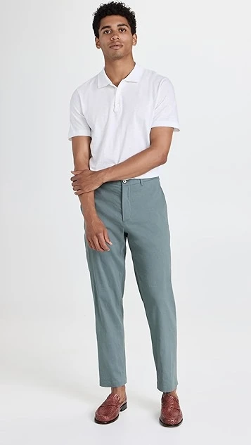 Theory Bron Cosmos Slub Cotton Polo 6 Theory Bron Cosmos Slub Cotton Polo - Image 4