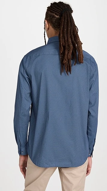 Theory Irving Optical Oval Shirt 4 Theory Irving Optical Oval Shirt - Image 2