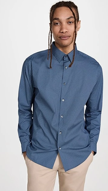 Theory Irving Optical Oval Shirt 9 Theory Irving Optical Oval Shirt - Image 7