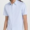 Theory Structured Knit Irving Short Sleeve Shirt -Shopbop theor4440224082 1677089145736 2 0. UX357 QL90