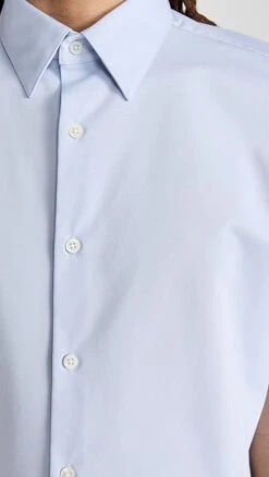 Theory Structured Knit Irving Short Sleeve Shirt -Shopbop theor4440224082 1677089145775 2 0. UX357 QL90