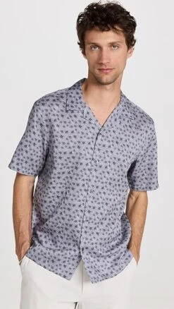 Theory Irving Cc. Optical Shirt