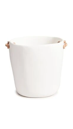 Tina Frey Champagne Bucket W/ Leather Handles -Shopbop tnfry30004102ca 1641421642858 2 0. UX357 QL90