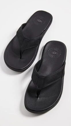 UGG Seaside Leather Flip Flops