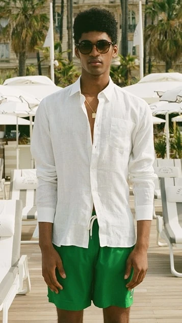 Vilebrequin Caroubis Linen Shirt 3 Vilebrequin Caroubis Linen Shirt