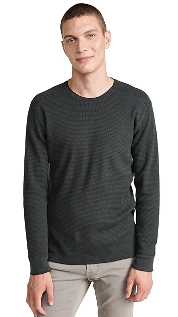 Vince Long Sleeve Thermal Crew Tee 8 Vince Long Sleeve Thermal Crew Tee - Image 6