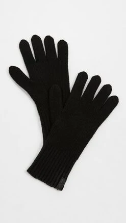 Vince Cashmere Blend Shaker Stitch Knit Glove