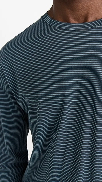 Vince Mini Stripe Crew Tee 7 Vince Mini Stripe Crew Tee - Image 5