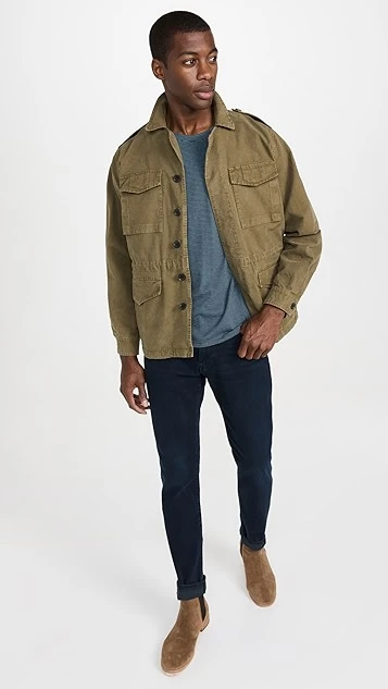 Vince Mini Stripe Crew Tee 6 Vince Mini Stripe Crew Tee - Image 4