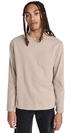 Vince Sueded Jersey Pocket Crew Tee -Shopbop vince5182312162 1667423636693 2 0. UX357 QL90