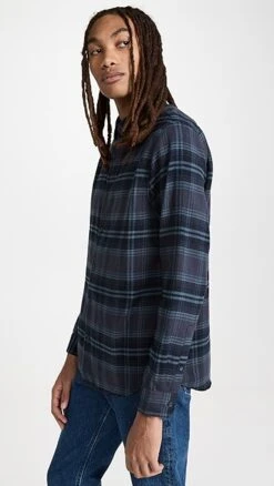 Vince Westlight Plaid Shirt -Shopbop vince5182717686 1667485276447 2 0. UX357 QL90
