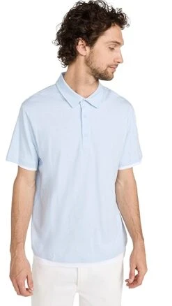 Vince Double Layer Short Sleeve Polo Shirt 15 Vince Double Layer Short Sleeve Polo Shirt -Shopbop vince518401ea47 1670428701886 2 0. UX357 QL90