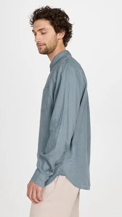 Vince Linen Shirt -Shopbop vince518411ea4a 1670428706171 2 0. UX357 QL90