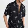 Vince Willow Leaf Short Sleeve Shirt