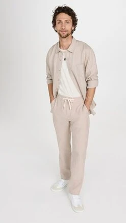 Vince Linen Long Sleeve Shirt -Shopbop vince5184647567 1670346796648 2 0. UX357 QL90