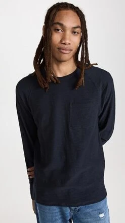 Vince Long Sleeve Pocket Crew Tee 15 Vince Long Sleeve Pocket Crew Tee -Shopbop vince5185314121 1667485792603 2 0. UX357 QL90