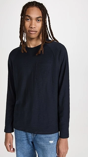 Vince Long Sleeve Pocket Crew Tee 3 Vince Long Sleeve Pocket Crew Tee