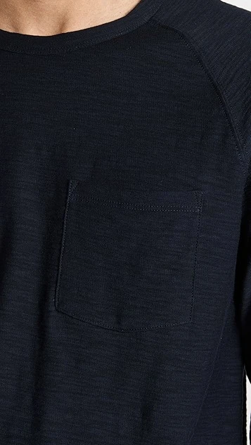 Vince Long Sleeve Pocket Crew Tee 7 Vince Long Sleeve Pocket Crew Tee - Image 5