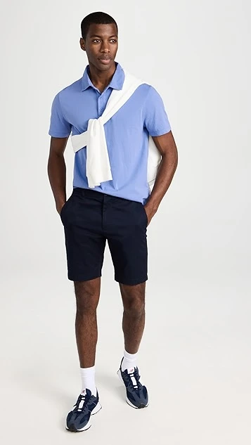 Vince Garment Dye Short Sleeve Polo 6 Vince Garment Dye Short Sleeve Polo - Image 4