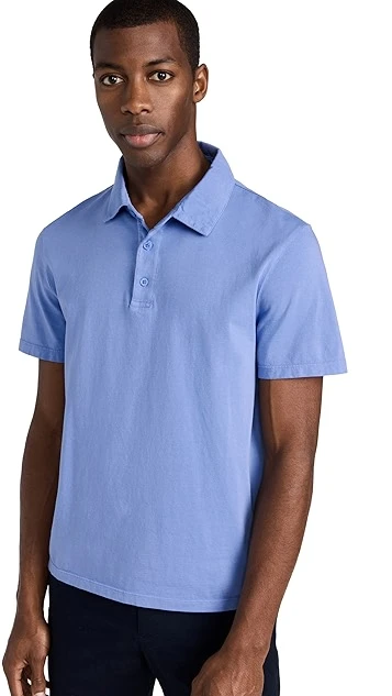 Vince Garment Dye Short Sleeve Polo 8 Vince Garment Dye Short Sleeve Polo - Image 6