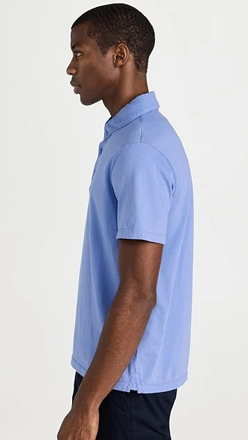 Vince Garment Dye Short Sleeve Polo 5 Vince Garment Dye Short Sleeve Polo - Image 3