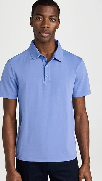 Vince Garment Dye Short Sleeve Polo 3 Vince Garment Dye Short Sleeve Polo