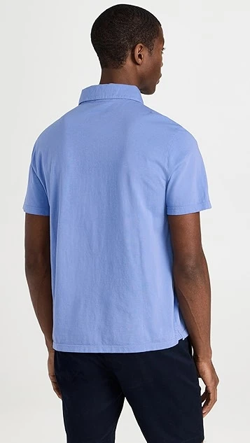 Vince Garment Dye Short Sleeve Polo 4 Vince Garment Dye Short Sleeve Polo - Image 2