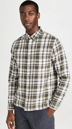 Vince Maison Plaid Long Sleeve Shirt -Shopbop vince5195111901 1675206479353 2 0. UX357 QL90