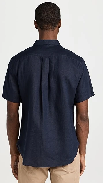 Vince Linen Short Sleeve Shirt 4 Vince Linen Short Sleeve Shirt - Image 2